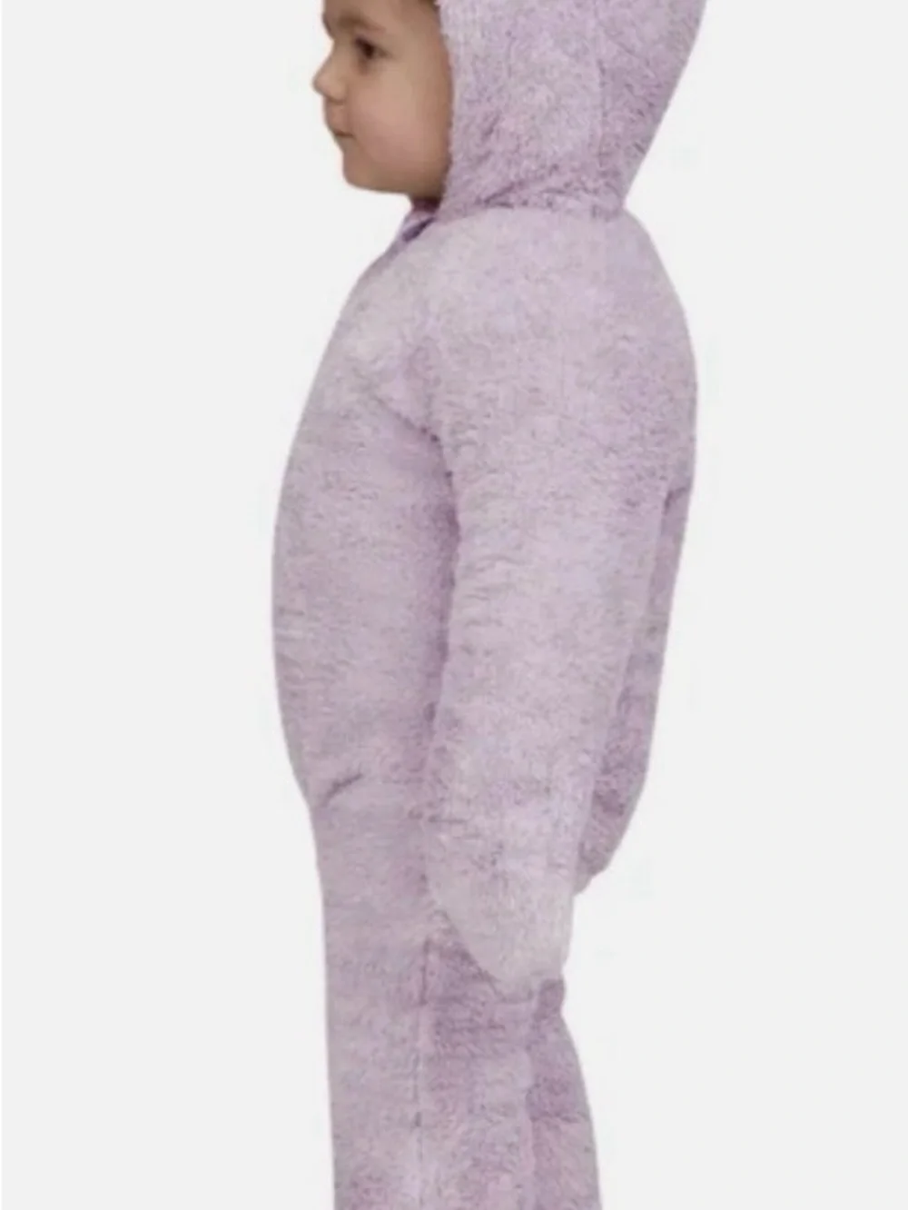 Koala Baby 3-6 m Purple Snowsuit Cat Hooded 1-Piece Plush Pram Faux Fur Bunting